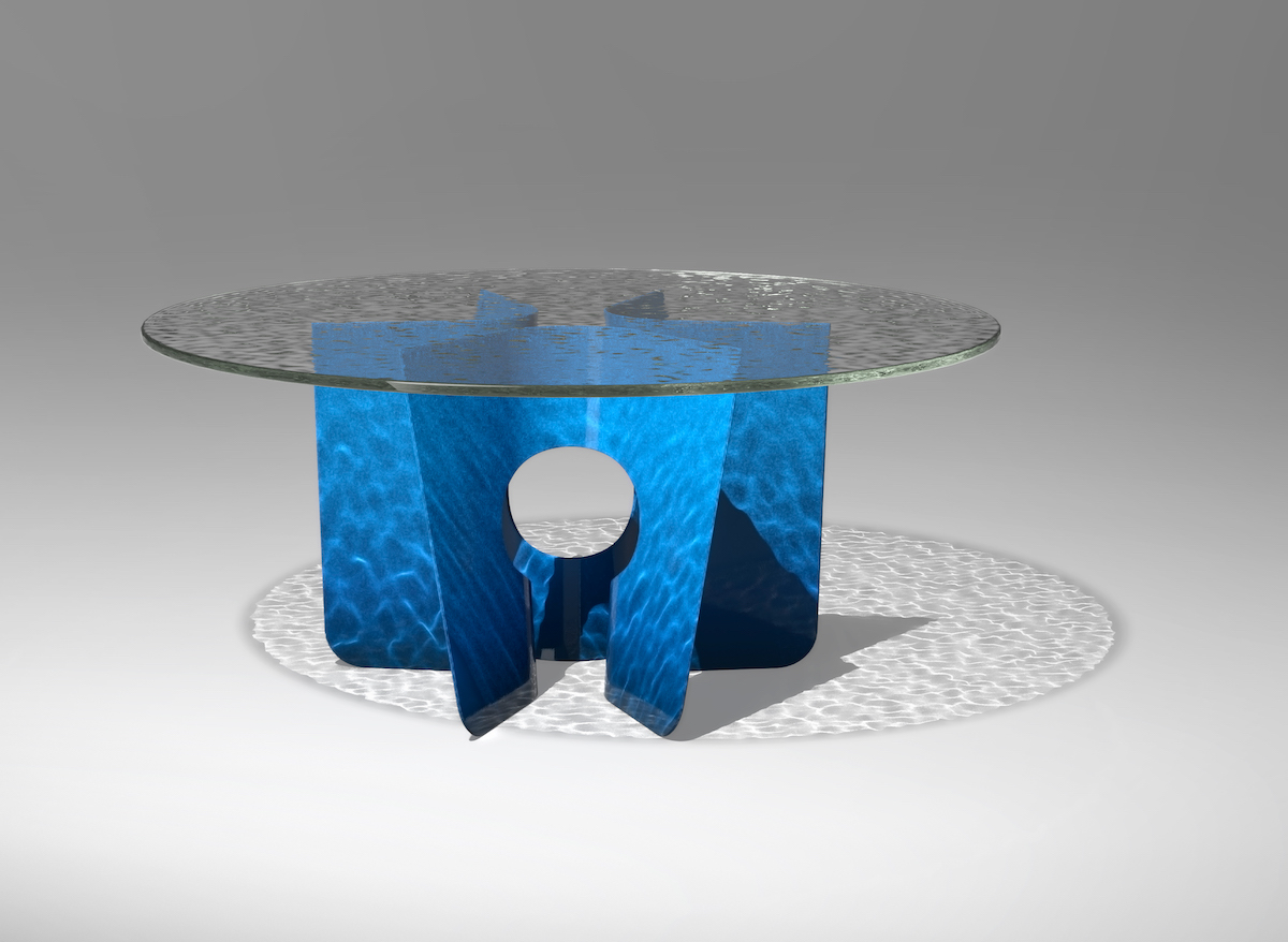 Raw Edges' Cosmic Table Louis Vuitton Objets Nomades in Milan