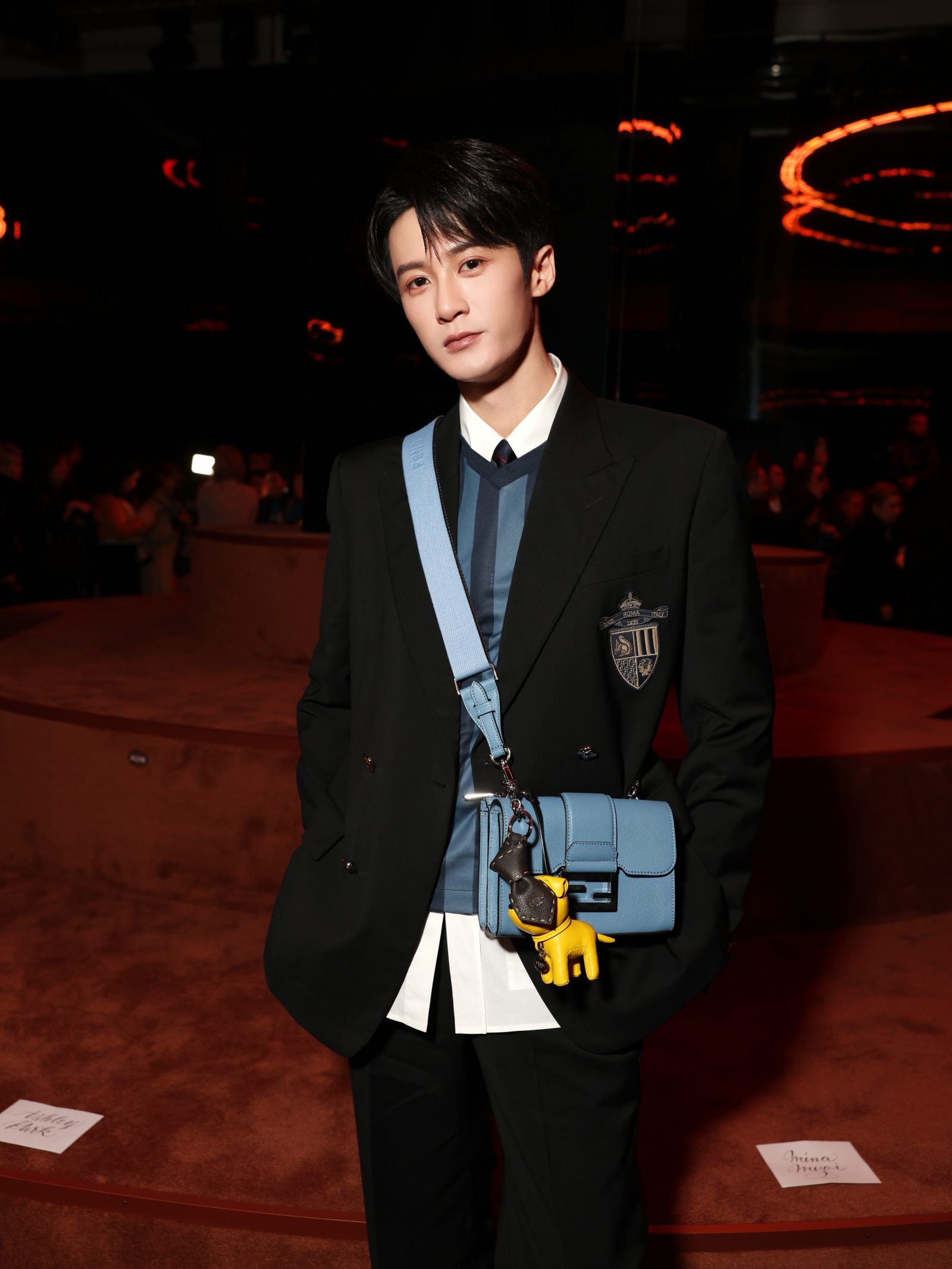 Tan Jianci attends the Fendi fashion show during Milan Fashion Week Womenswear Fall/Winter 2025/2026 on February 26, 2025 in Milan, Italy. (Photo by Arnold Jerocki/Getty Images for Fendi)