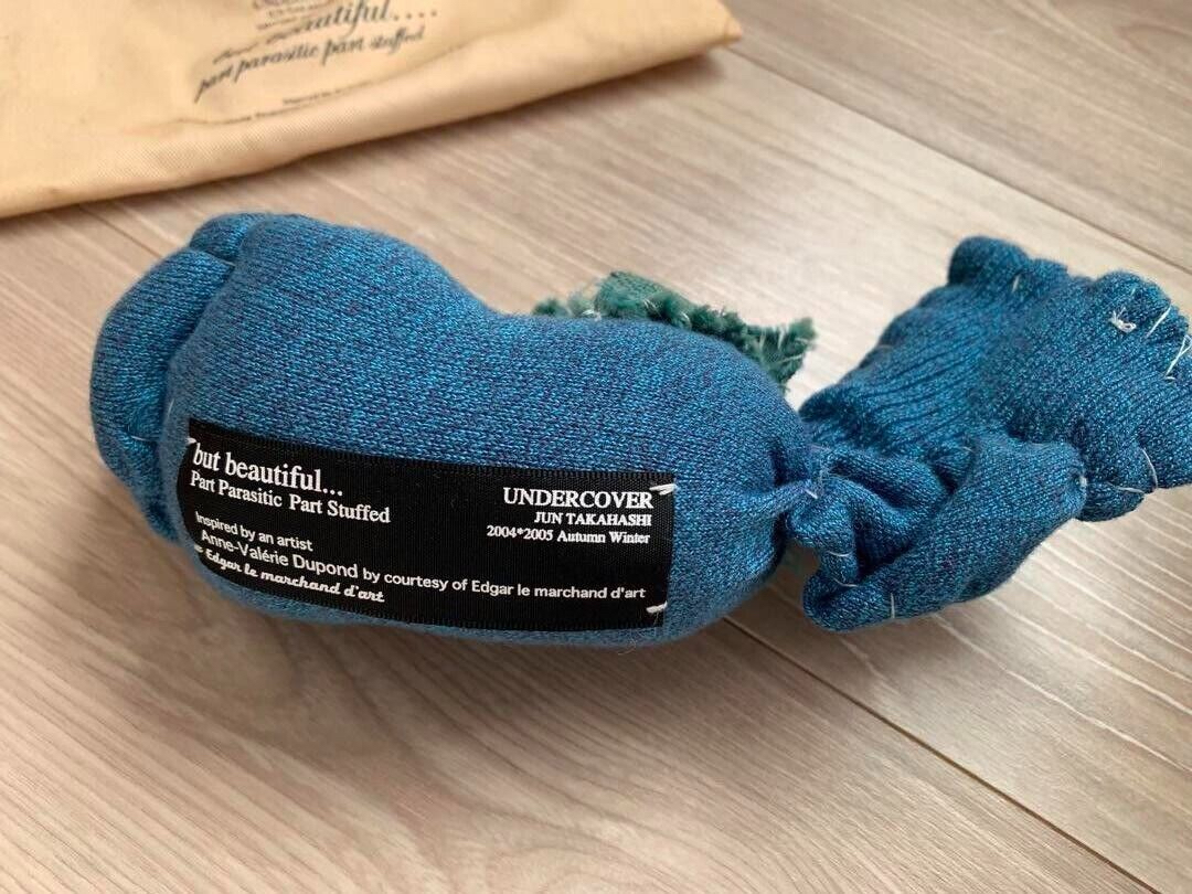 Plush object from UNDERCOVER's AW2004-2005 “but beautiful... part parasitic, part stuffed.” (Photo courtesy of Pinterest) Plush object from UNDERCOVER