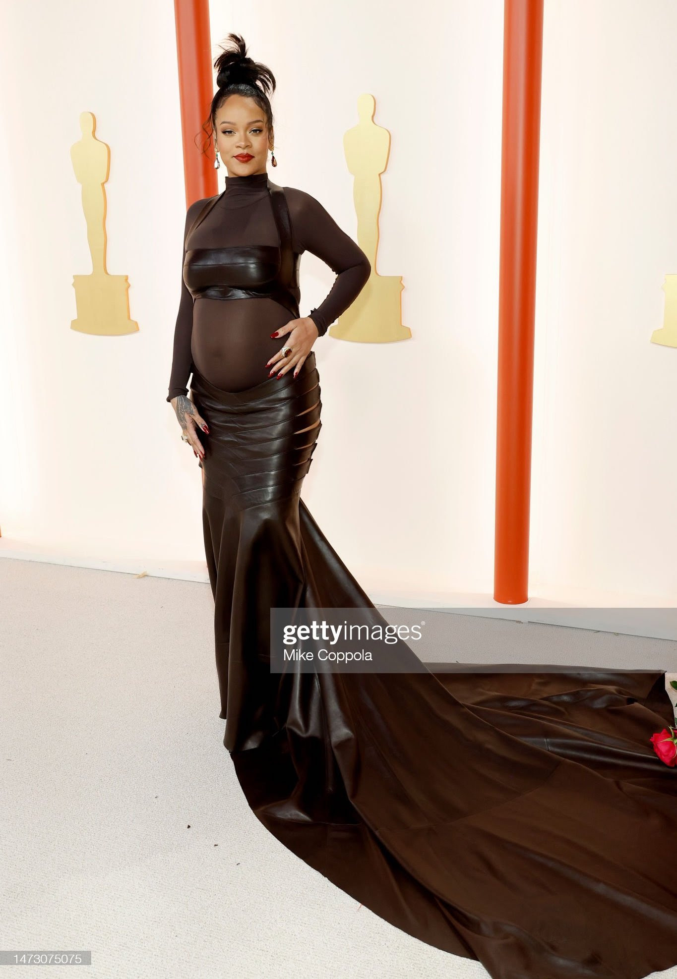 Rihanna wears Alaïa