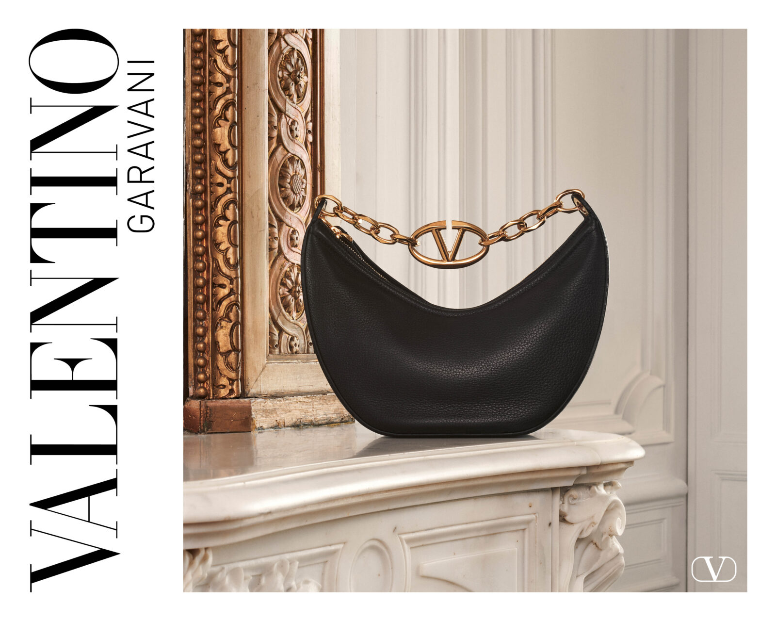 Classic Refined: Discover the embodiment of timeless sophistication with Valentino Garavani's sleek leather elegance, an accessory poised to elevate any ensemble. Classic Refined: Discover the embodiment of timeless sophistication with Valentino Garavani