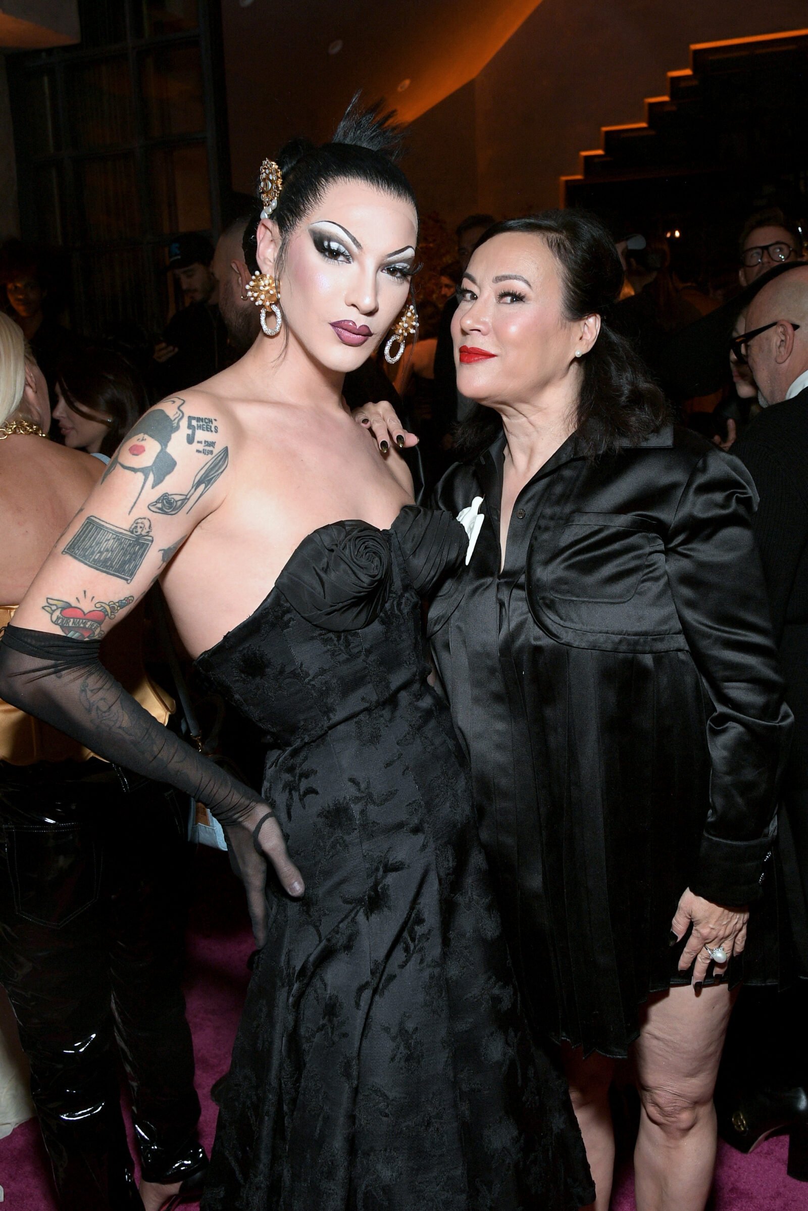 (L-R) Violet Chachki and Jennifer Tilly